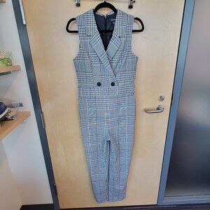 Le Chateau Sleeveless Grey Jumpsuit